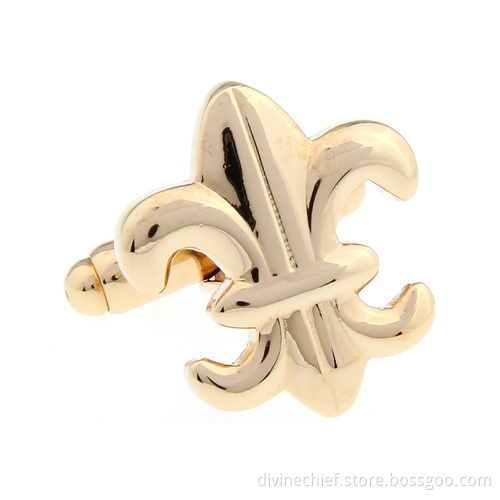 Customized Skeleton Golden Pattern Cufflinks Luxury Man Cufflinks For Shirt